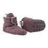Lodger Polarowe buciki kapcie z antypoślizgową podeszwą wrzosowe Fleece Mauve 12-18 m