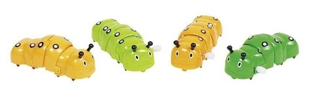 Nakręcane, kolorowe gąsienice, 13098-Gollnest&Kiesel, zabawki dla dzieci