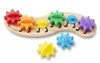 Drewniana układanka koła zębate poruszająca się gąsienica Melissa & Doug 50593