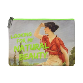 Płaska Kosmetyczka, Saszetka - Santoro Masterpieces - Looking For My Natural Beauty