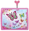 Szkatułka z pozytywką niebieski motyl