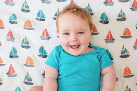 Lulujo Kocyk Bambusowy 3szt Out at the Sea