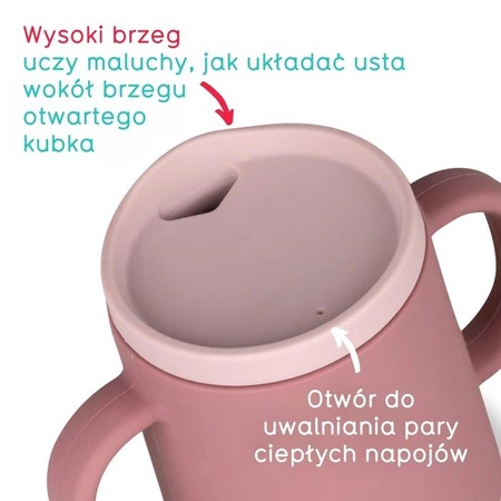 Tum Tum Kubek Treningowy 3-etapowy 180ml Pink