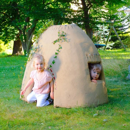 Domek dla dzieci Chatka do ogrodu z gałązek wierzby Willow Hut Erzi 52011