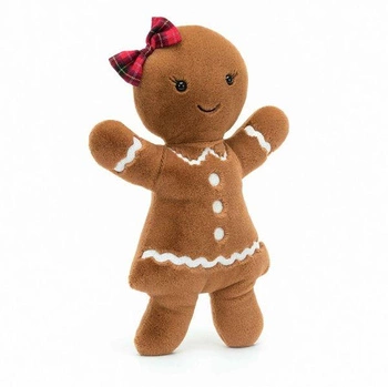 JellyCat - Wesoła Piernikowa Dziewczynka 33 cm