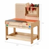 MASTERKIDZ Drewniany Warsztat Montessori STEM z Narzędziami + Akcesoria