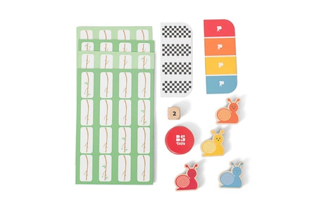 BS Toys, Drewniana gra - Wyścig ślimaków