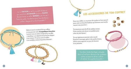 Auzou Zestaw do robienia bransoletek DIY Boho pastel 509596