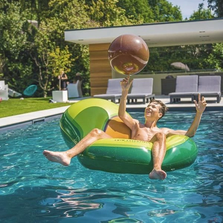 The Swim Essentials Materac do pływania Avocado z piłką 2020SE08