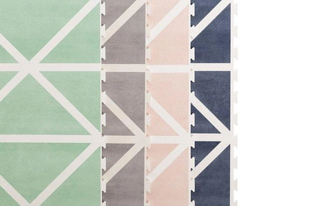 TODDLEKIND Mata do zabawy piankowa podłogowa Prettier Playmat Nordic Vintage Nude Pink