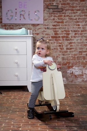 Childhome Bujak na biegunach skuter Vintage Cream