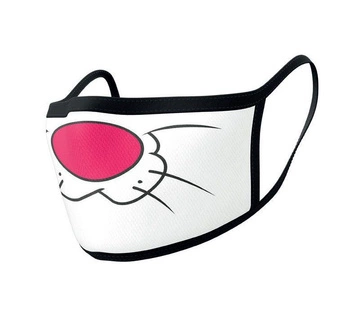 Maseczki na twarz LOONEY TUNES (SYLVESTER) (2 szt)