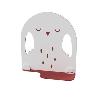 Drewniana tablica edukacyjna czerwona sowa meble dla dzieci zabawka Micki