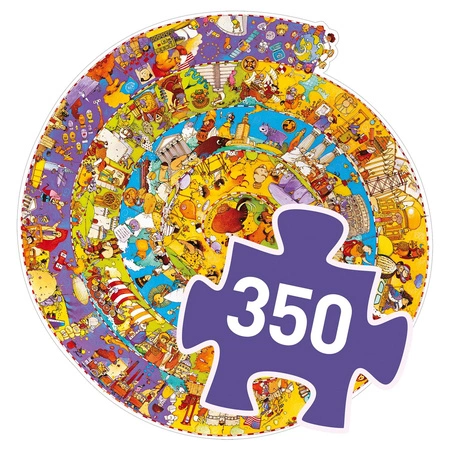 Puzzle na okragło Historia Świata DJ07470