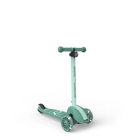 SCOOTANDRIDE Highwaykick 3S Hulajnoga z systemem sterowania 2w1 i kółkami LED składana 3+ Forest