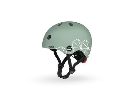 SCOOTANDRIDE Kask XXS-S dla dzieci 1-5 lat Green Lines