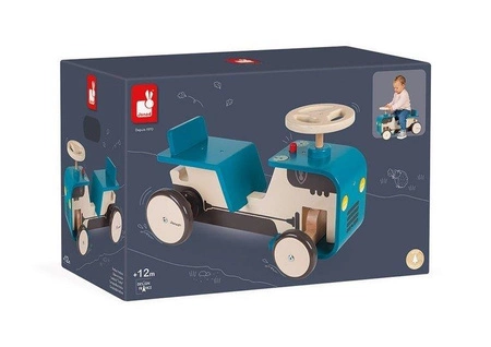 Drewniany jeździk Traktor 12 m+, Janod