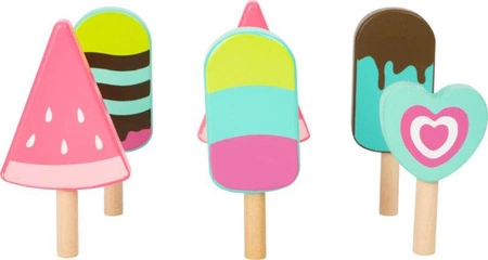 Drewniany stragan lodziarnia dla dzieci Small Foot zabawa przez imitację