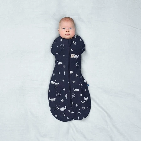 ergoPouch Otulacz Śpiworek 0-3M 1.0TOG Whale