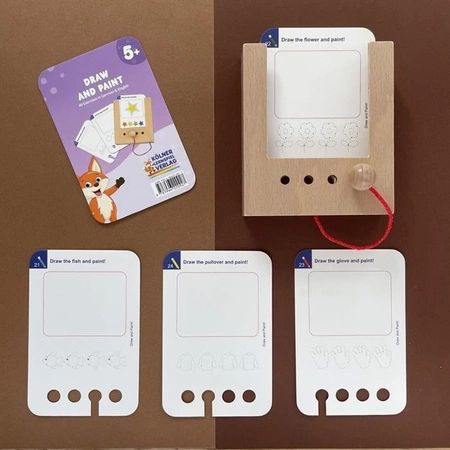 WiemTo Pudełko i 6 Zestawów Kart. Zestaw dla dzieci 5+