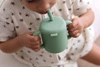 Beaba Silikonowy kubek ze słomką 170 ml Sage green