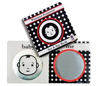 Tekturowa książeczka dla malucha, Zobacz&Powiedz, Wimmer-Ferguson, 211340-Manhattan Toy, zabawki dla niemolaków