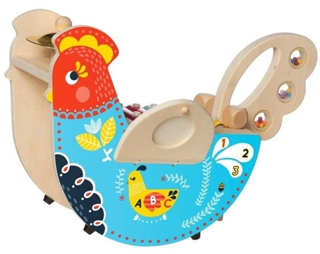Zestaw muzyczny, Rozśpiewany kurczak, 216570-Manhattan Toy, zabawki muzyczne dla dzieci