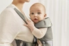 BABYBJORN MINI Cotton – nosidełko, Khaki/Green Print