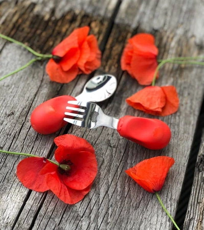 Nana's Manners 2 Widelec i łyżka ORANGE 1-3 lat