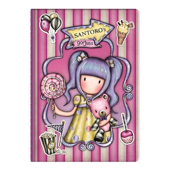 Mały Notes z Naklejkami - Gorjuss - Fairground - First Prize