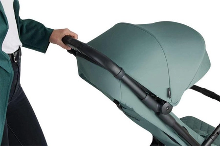 Easywalker Jackey XL Przestronny, samoskładający się wózek spacerowy z kołami XL Forest Green