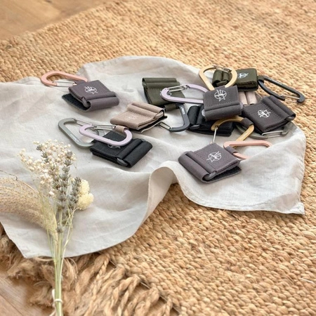 Lassig Casual Label Uniwersalne zaczepy do wózka z karabińczykami 2 szt. black