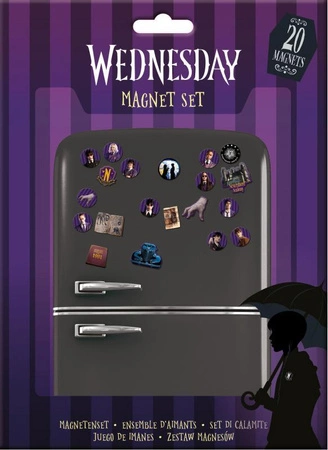 Zestaw magnesów Wednesday 20 szt