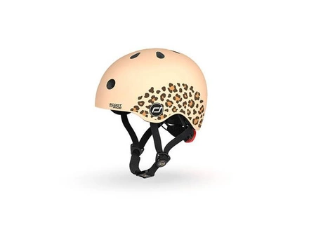 SCOOTANDRIDE Kask XXS-S dla dzieci 1-5 lat Leopard