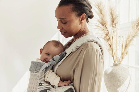 BABYBJORN - nosidełko Harmony 3D Mesh, Kremowy