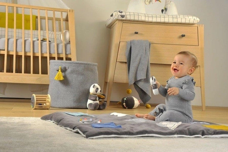 Kosze na dziecięce akcesoria 3 szt., Panda, Kikadu