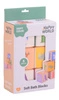 Miękkie kostki do kąpieli 6 szt Happy Word 0m+