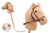 Holly Hobby Horse koń LUX na kiju dźwięk 80cmBeige