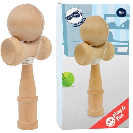 Drewniana kendama dla dzieci 3454-Small Foot, zabawy zręcznościowe