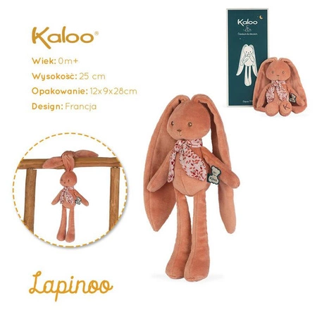 Kaloo Przytulanka Królik Ceglany 25 cm w pudełku kolekcja Lapinoo