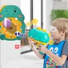 WOOPIE Gra w Rzutki Pistolet Dinozaur na Kulki Rzepy Tarcza Punkty Strzelanie