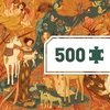 Puzzle tektur. DAMA Z JEDNOROŻCEM 500 el. DJ07624