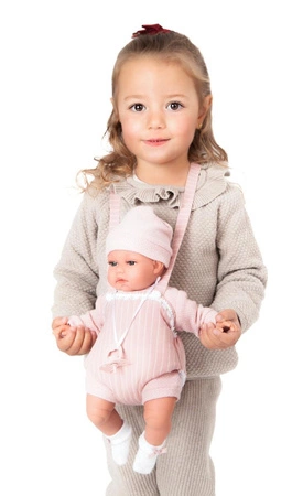 Lalka Toneta gaworząca w nosidełku Antonio Juan 70357