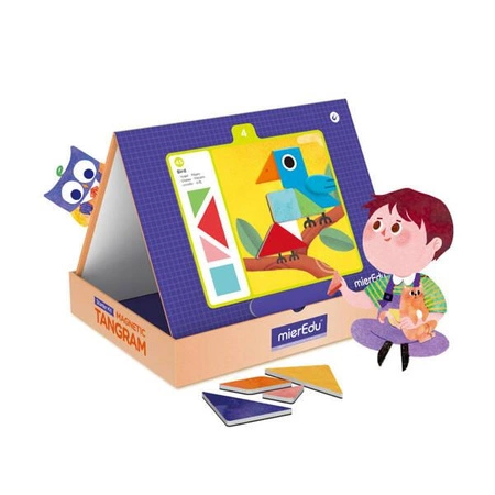 mierEdu Tangram magnetyczny - gra edukacyjna Poznaję kształty ME330A
