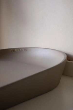 Filibabba Mata do przewijania Bobbie Warm grey