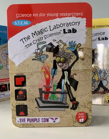 Zestaw do robienia eksperymentów The Purple Cow - Magiczne Laboratorium
