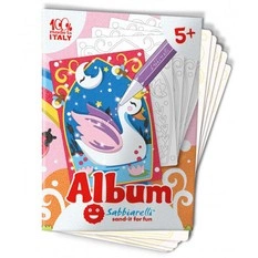 Album do kolorowania piaskiem Magiczny Świat 5l+ SABBIARELLI
