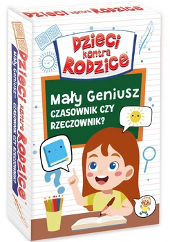 Gra Dzieci kontra Rodzice Mały Geniusz Czasownik czy Rzeczownik?