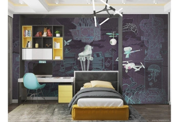 GAMING ROOM Girls- Tapeta Do Pokoju Gracza Tapeta Malumi