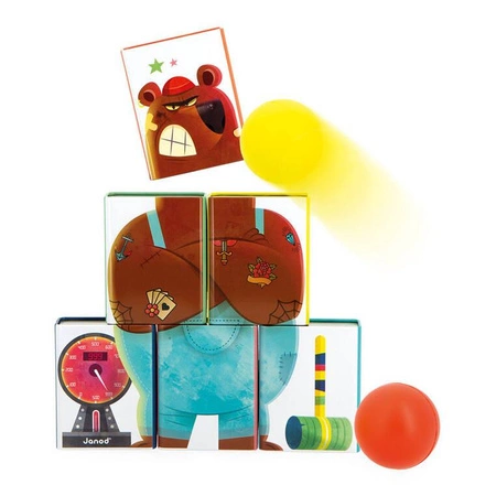 Metalowe puszki do zbijania Niedźwiedź Applepop 3+, Janod